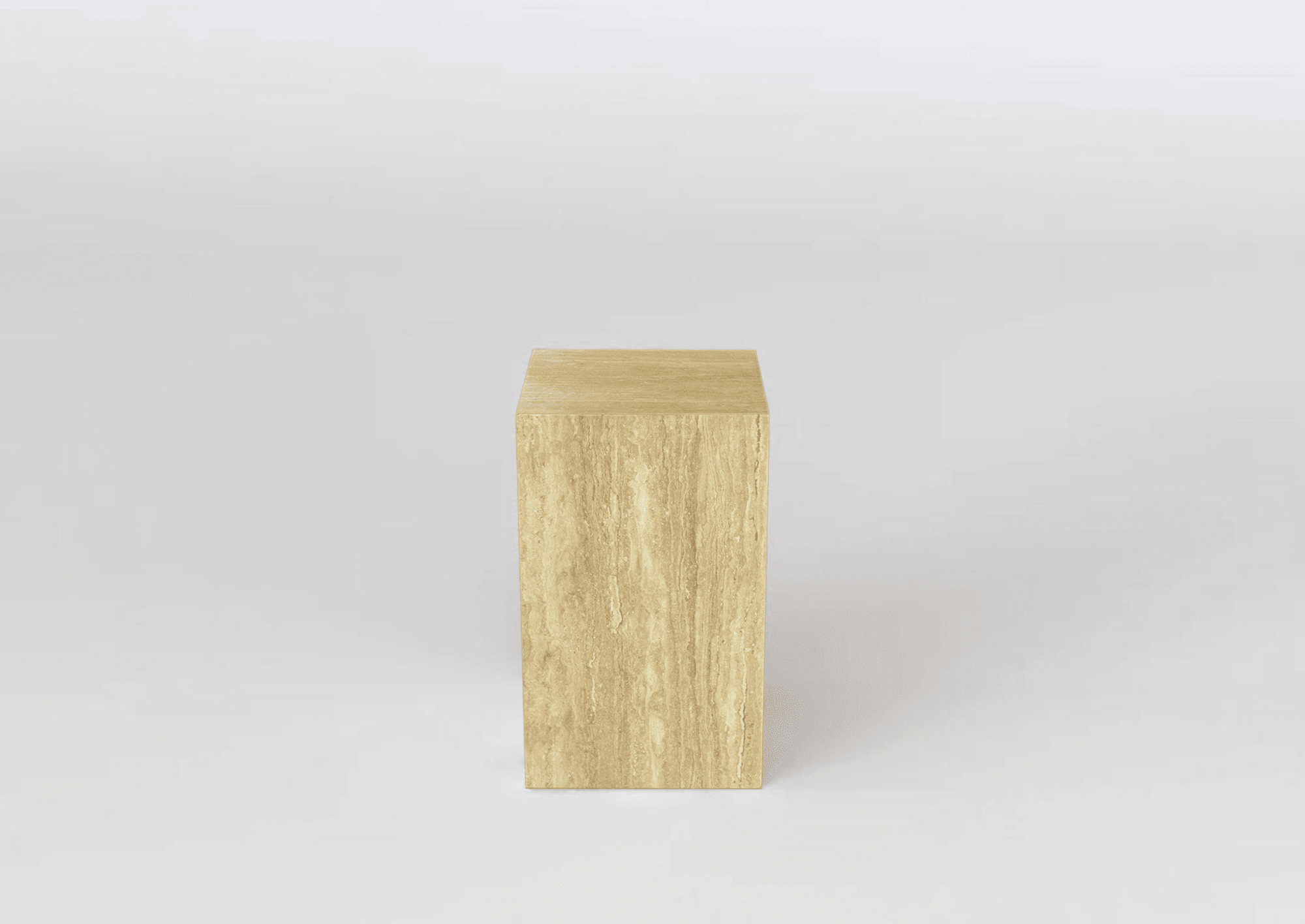 Mara Travertine Side Table