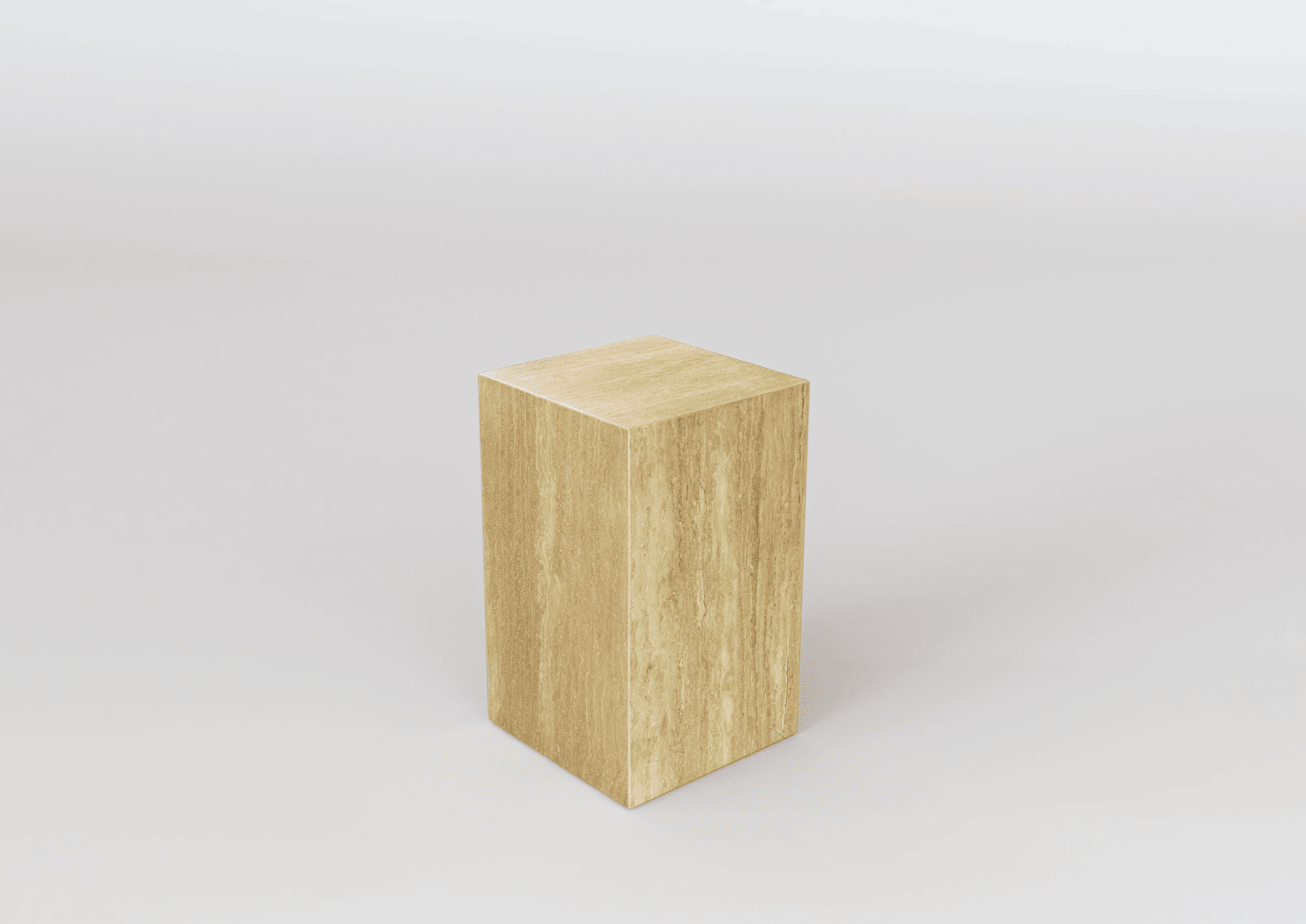 Mara Travertine Side Table