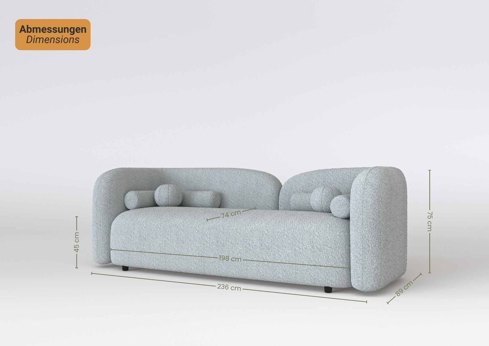 Élodie - Sofa -Modern - bequem | Jetzt bestellen | Homebijou