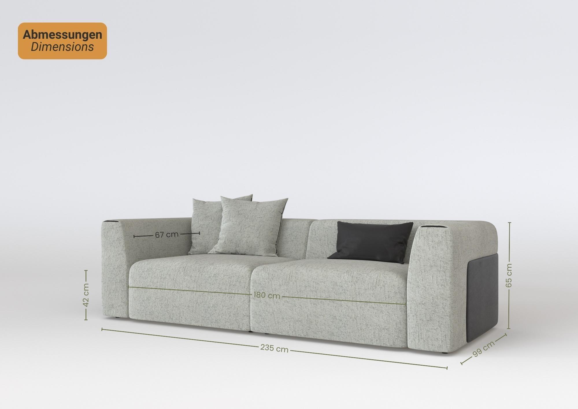 Thérèse - Sofa -Modern - bequem | Jetzt bestellen | Homebijou